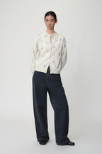 OPICLOTH Retro Washed Straight-Leg Jeans