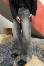 CATSSTAC Classic Whiskering Washed Jeans