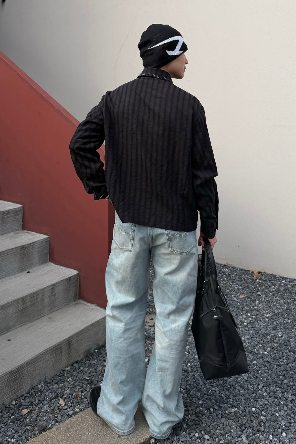 CATSSTAC Classic Whiskering Washed Jeans