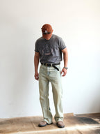 NEIGBORL Washed Paint-Splatter Straight-Leg Jeans