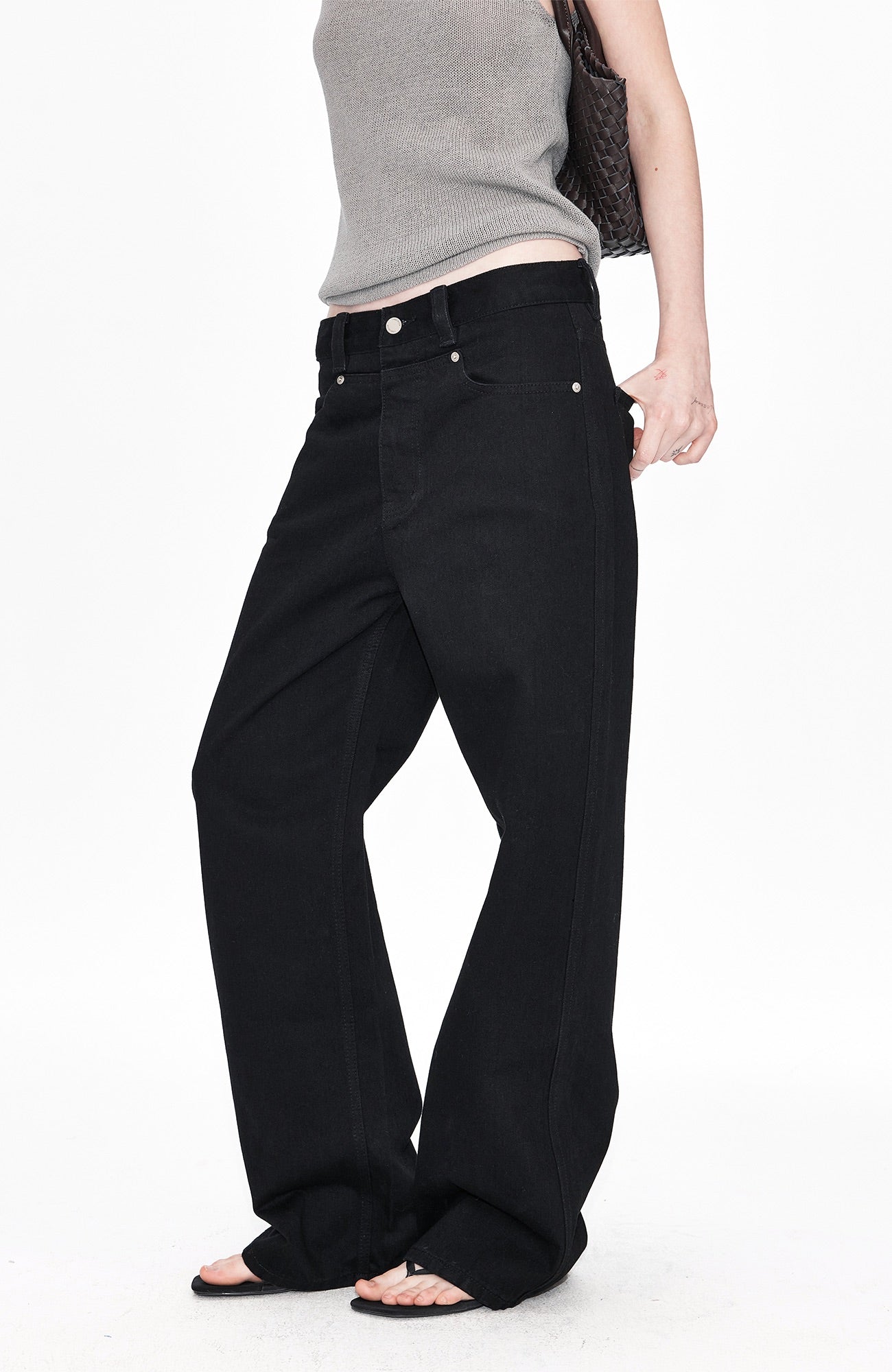 LABELROOM Washed Straight-Fit Jeans