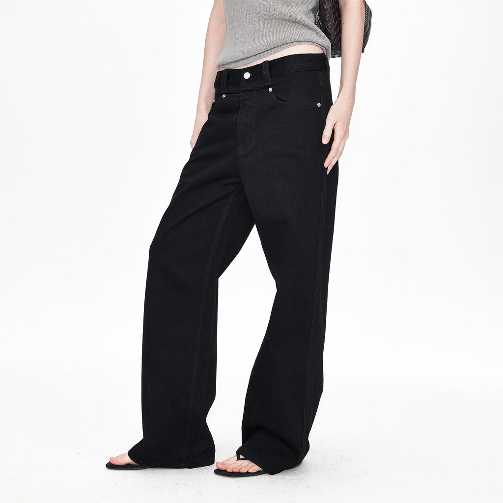 LABELROOM Washed Straight-Fit Jeans