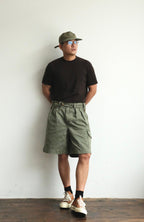 NEIGBORL Retro Washed Multi-Pocket Cargo Shorts