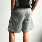 NEIGBORL Retro Washed Multi-Pocket Cargo Shorts
