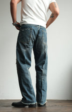 NEIGBORL Distressed Straight-Leg Denim Pants