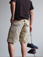 NEIGBORL Retro Washed Spliced Shorts