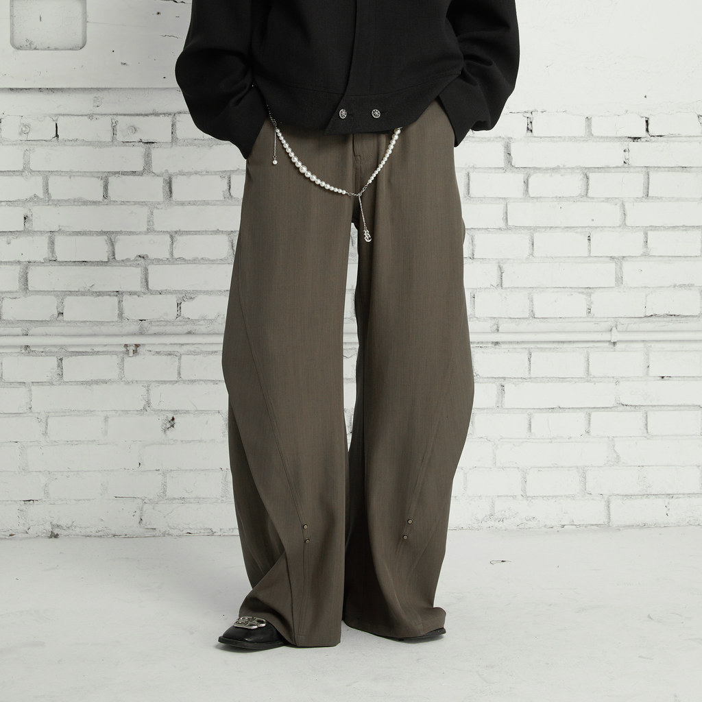 PASET Curved Seam Draped Trousers