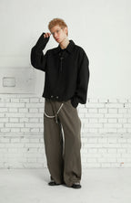 PASET Curved Seam Draped Trousers