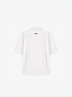 TIWILLTANG Draped Camp-Collar T Shirt