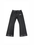 VINKID Star Graphic Crackle Waxed Jeans