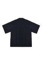 MIICHOUS Contrast Stripe Short-Sleeve Shirt