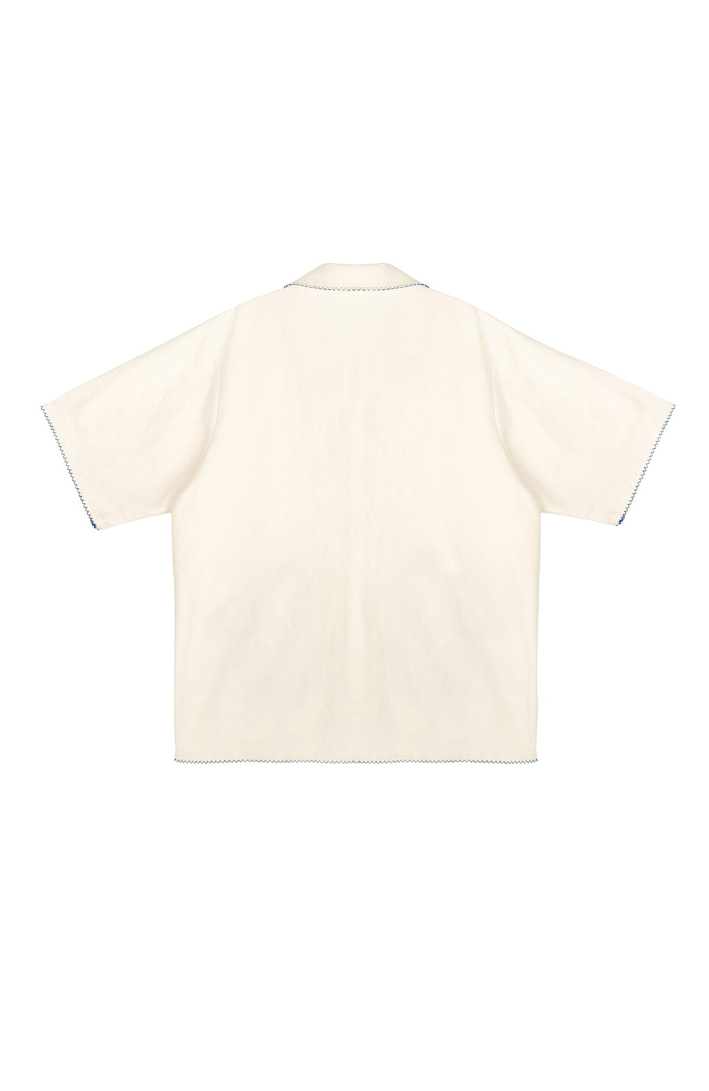 MIICHOUS Floral Embroidered Short-Sleeve Shirt