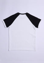 KADAKADA Essential Contrast Raglan Kitty Graphic T-Shirt