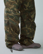 F2CE Wide-Leg Draw-String Camo Cargo Pants