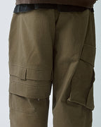 F2CE Asymmetrical Crinkled Cargo Pants