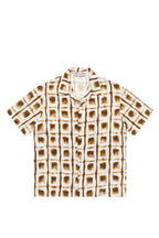 EPIC POETRY Ombre Check Spot Grid Half Shirt