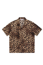 EPIC POETRY Leopard Cuban Half Shirt
