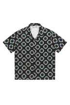 EPIC POETRY Geometric Floral Cuban Shirt