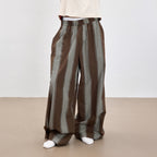TUIMU Striped Wide-Leg Lounge Pants