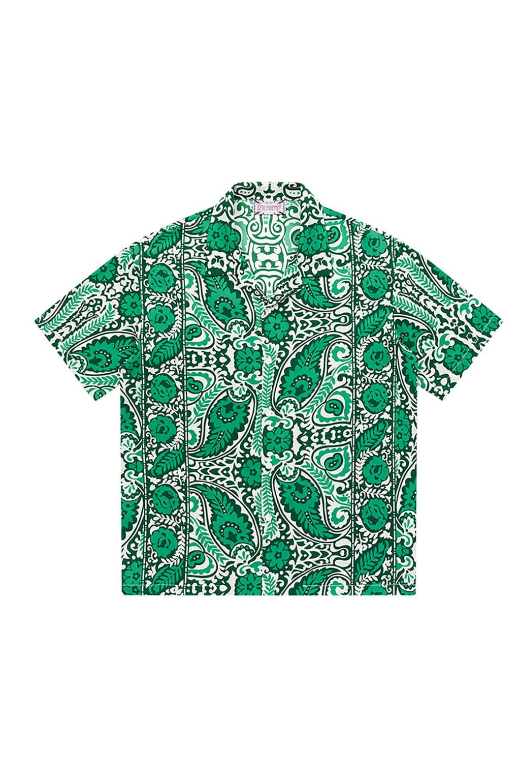 EPIC POETRY Paisley Prints Cuban Half Shirt