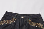 PASET Barn Cuffed Wide-Leg Jeans