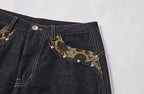 PASET Barn Cuffed Wide-Leg Jeans