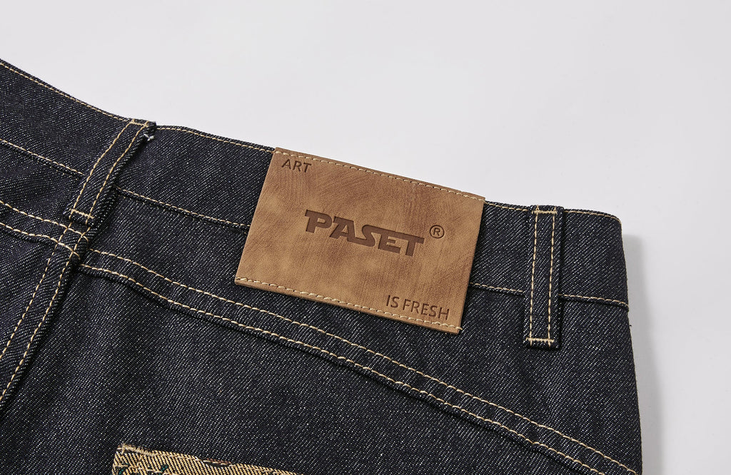 PASET Barn Cuffed Wide-Leg Jeans