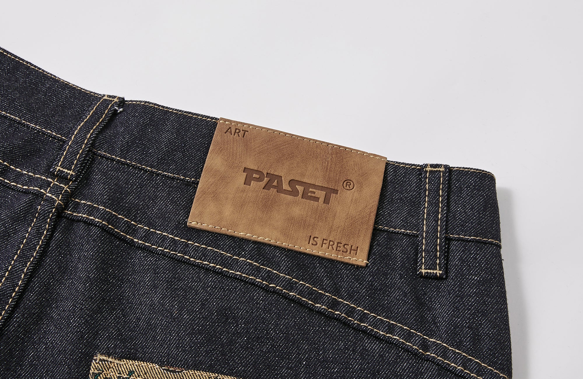 PASET Barn Cuffed Wide-Leg Jeans