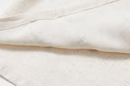 KREATE Contrast Collar Linen Half Shirt