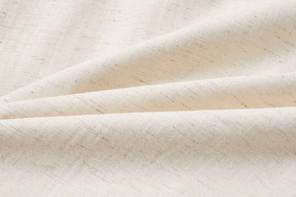 KREATE Contrast Collar Linen Half Shirt