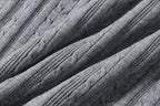 KREATE Faux Layered Cable-Knit Half Shirt