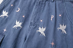 PASET Unicorn Embroidered Cargo Shorts