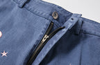 PASET Unicorn Embroidered Cargo Shorts