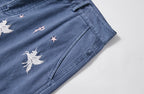 PASET Unicorn Embroidered Cargo Shorts