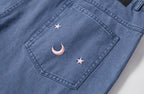 PASET Unicorn Embroidered Cargo Shorts