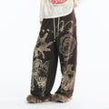 1997 POSTOFFICE Tribal Spiral Beaded Drawstring Sweatpants