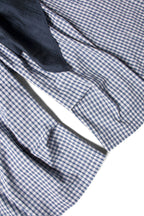 RELABEL Detachable Scarf Grid Pleated Shorts