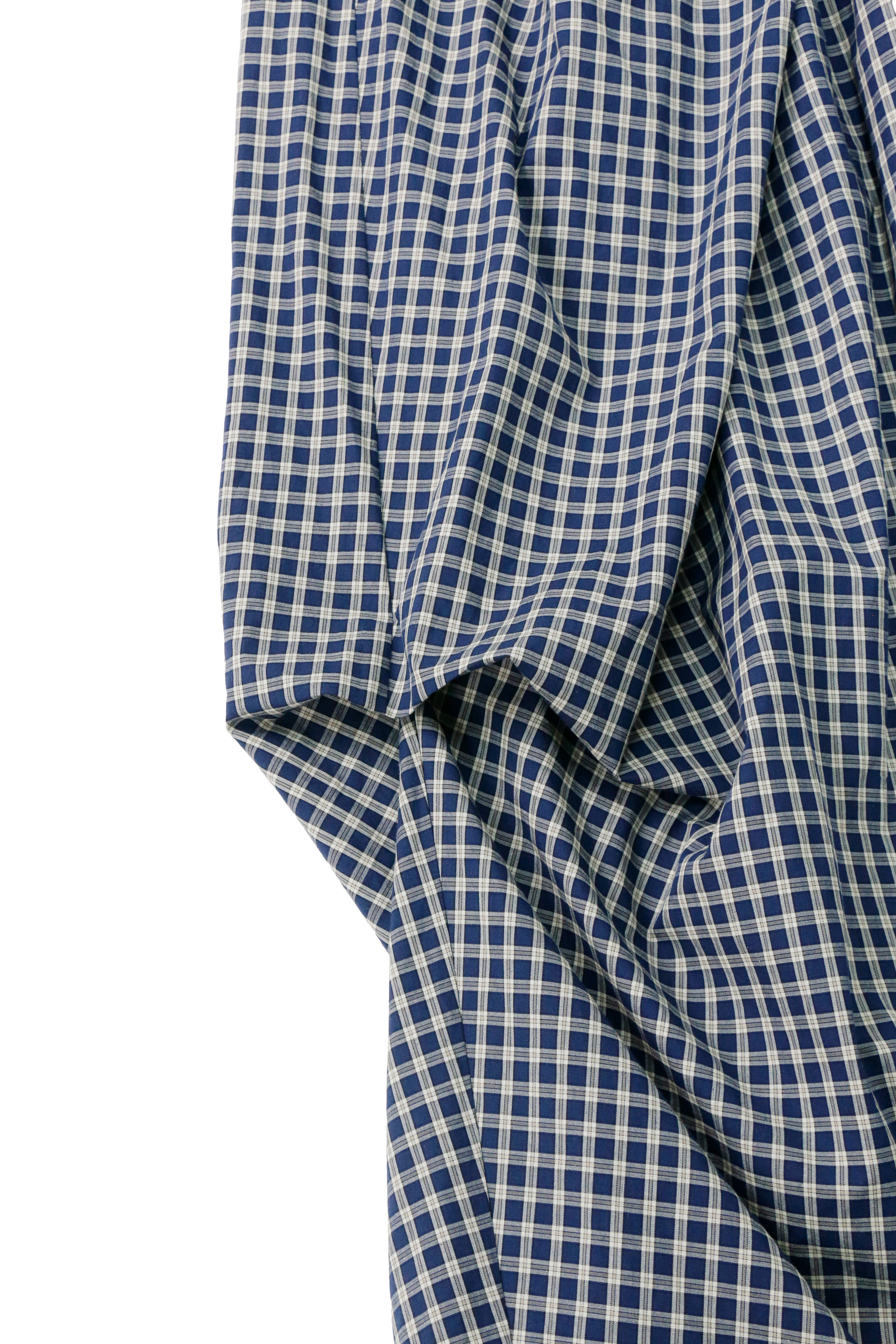 RELABEL Gingham Draped Drawstring Oversized Cargo