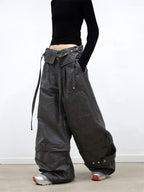 RELABEL Convertible Foldover-Waist Cargo Pants