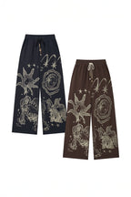 1997 POSTOFFICE Tribal Spiral Beaded Drawstring Sweatpants