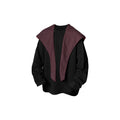 RELABEL Detachable Hood Long-Sleeve Tee Black