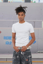 DND4DES Essential Ribbed Slim-Fit T-Shirt