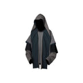 RELABEL Triple-Layer Detachable Striped Hood Long-Sleeve Tee Green
