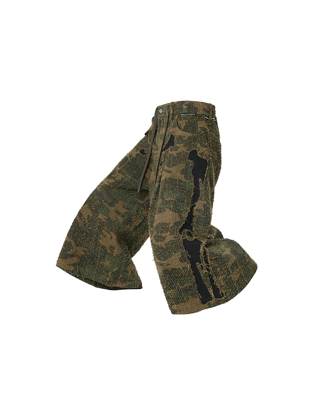 RELABEL Camo Skeleton Patch Shorts