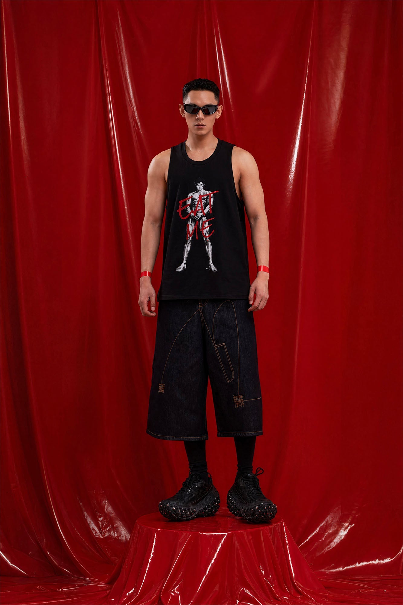 CLP Diamond Eat Me Graphic Tank Top