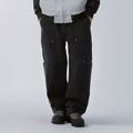 F2CE Washed Panel Multi-Pocket Straight-Leg Jeans