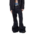 CYCYCY Abstract Graphic Cargo Flared Jeans
