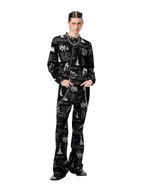 CYCYCY Punk Washed Graffiti Jeans