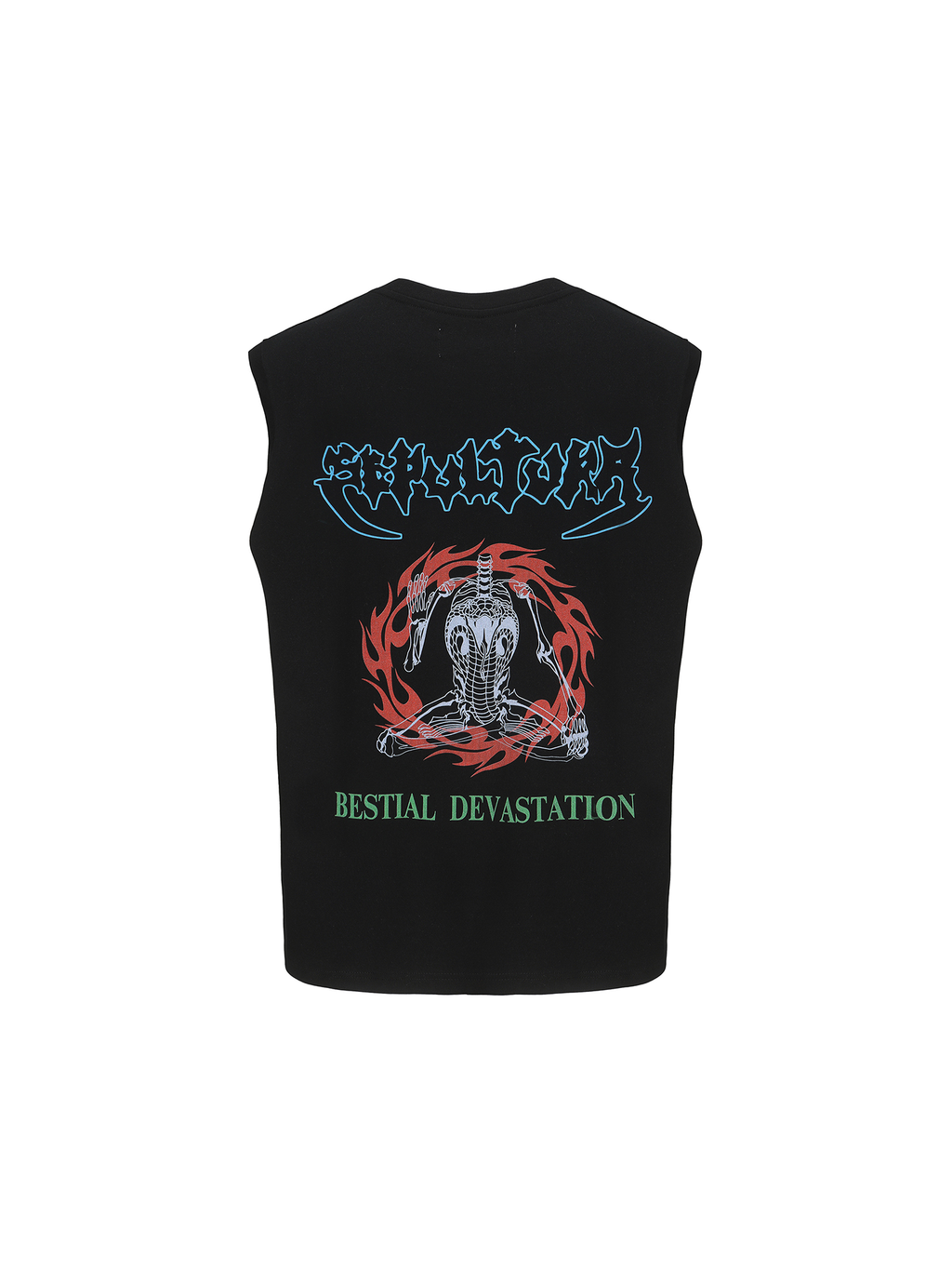 ERISSTOFF Sepultura Cobra Graphic Oversized Tank Top