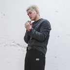 UNDERWATER Devil Distressed Long-Sleeve Tee